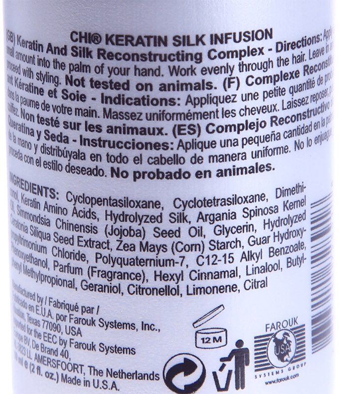 CHI Шелк кератиновый для волос / CHI Keratin 59 мл, фото 2