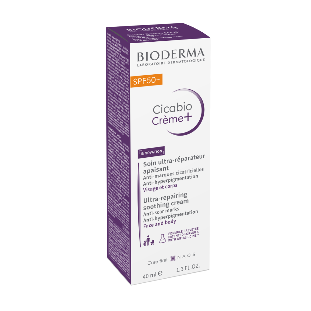 BIODERMA Крем плюс восстанавливающий и успокаивающий SPF 50+ / Cicabio 40 мл, фото 2