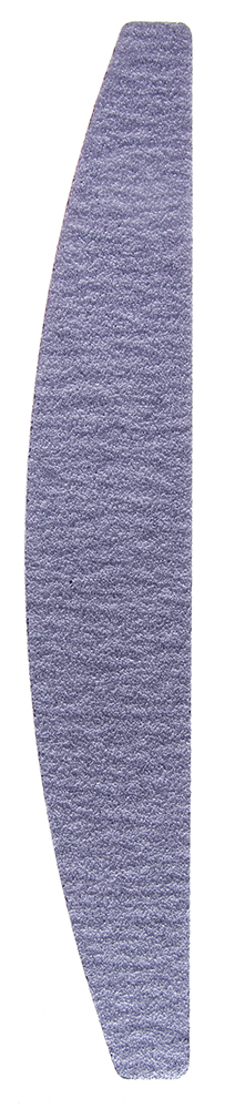 SOLOMEYA Пилка для ногтей 100/180 Арка / Halfmoon zebra file with logo, фото 2