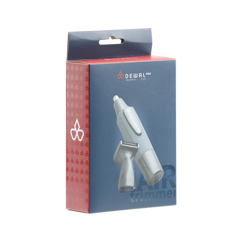 DEWAL PROFESSIONAL Машинка для стрижки в носу и ушах, 2 ножевых блока (серебристая), фото 7