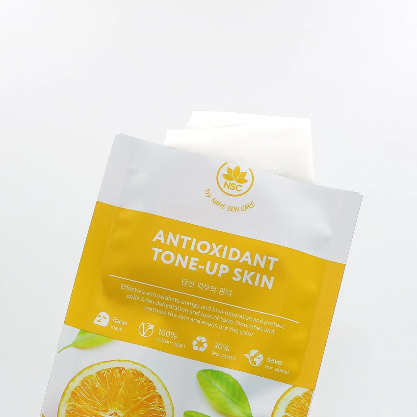 NAME SKIN CARE Маска тканевая антиоксидантная и тонус кожи / NSC 22 гр, фото 2