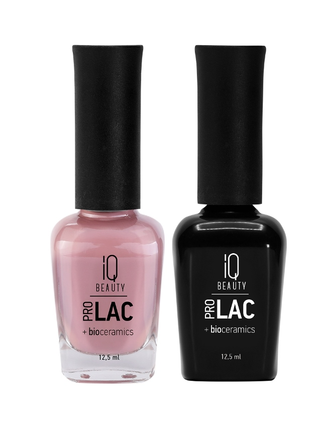 IQ BEAUTY 017 лак для ногтей укрепляющий с биокерамикой / Nail polish PROLAC + bioceramics 12.5 мл, фото 4