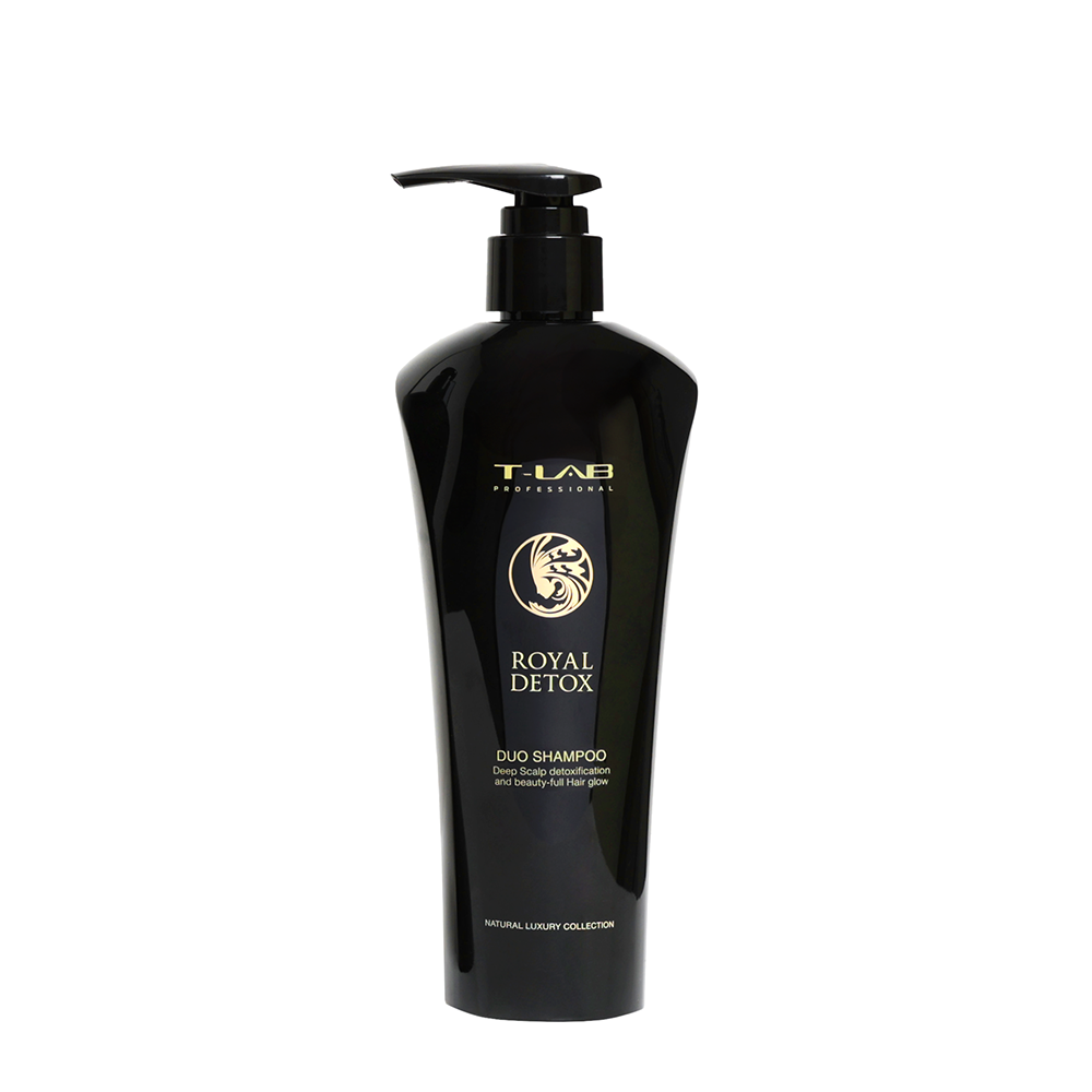 T-LAB PROFESSIONAL Шампунь для абсолютной гладкости волос / ROYAL DETOX Duo Shampoo 300 мл, фото 1