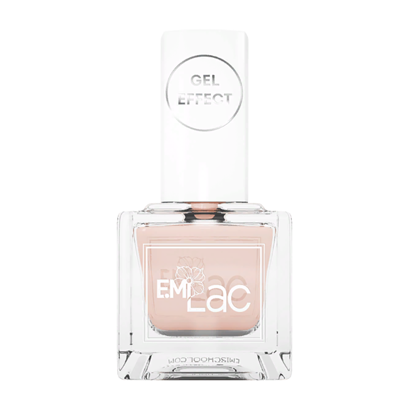 E.MI 002 лак ультрастойкий для ногтей, Розовая дымка / E.MiLac Gel Effect 9 мл, фото 3