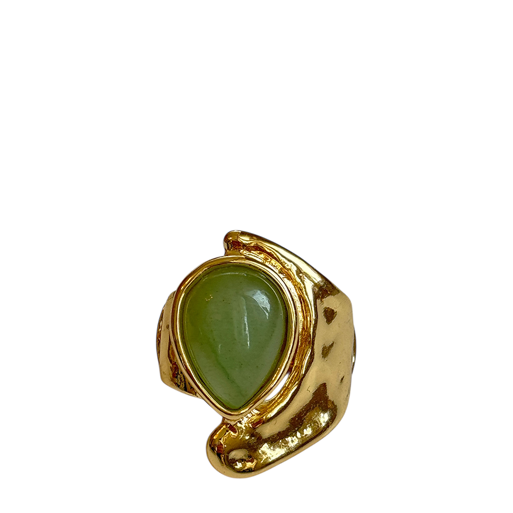 IWOU PROFESSIONAL Кольцо Живой камень нефрит, фото 1