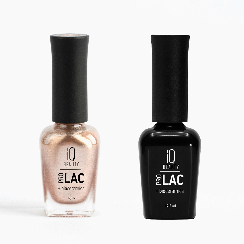 IQ BEAUTY 098 лак для ногтей укрепляющий с биокерамикой / Nail Polish PROLAC+bioceramics 12,5 мл, фото 6