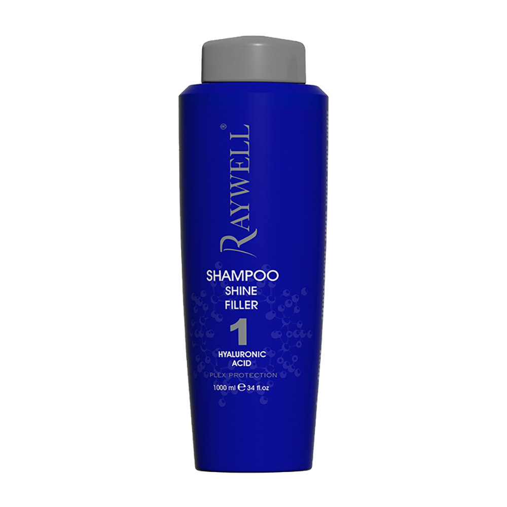RAYWELL Шампунь-филлер с гиалуроновой кислотой / SHINE FILLER SHAMPOO 1000 мл, фото 1