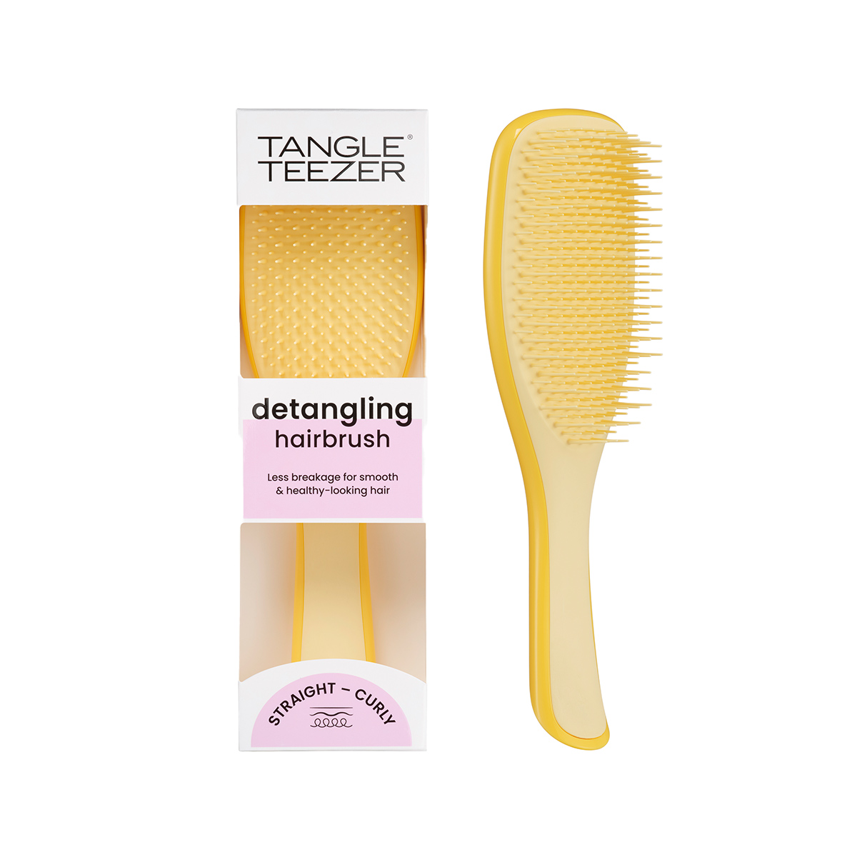 TANGLE TEEZER Расческа для волос / The Ultimate Detangler Daffodil & Buttercup Yellow, фото 5