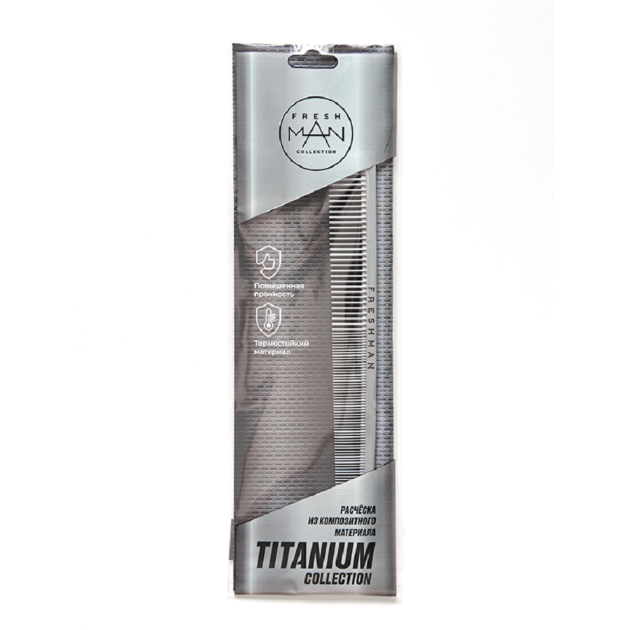 FRESHMAN Расческа, Т123 / Collection Titanium, фото 3