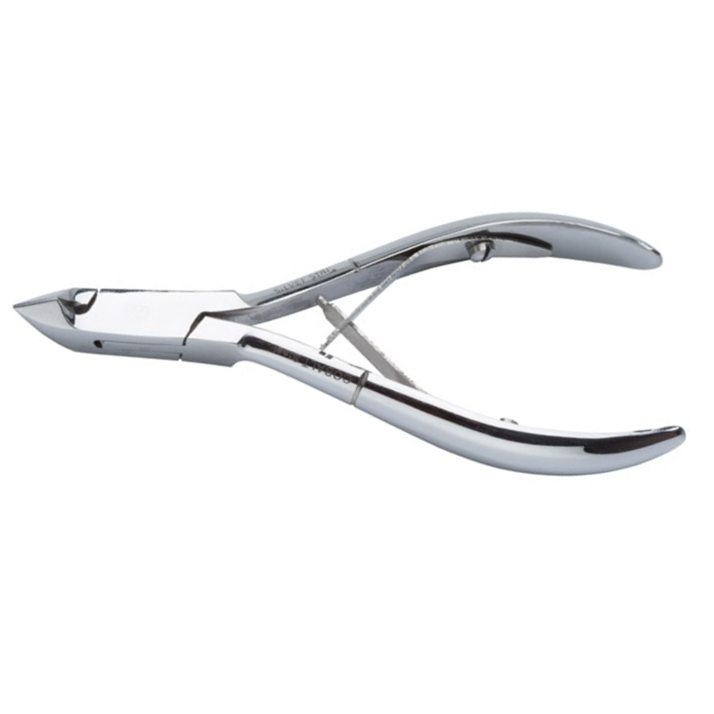 SILVER STAR Кусачки для кутикулы блестящие (7 мм), классическая форма, сэндвич / COBALT, фото 1