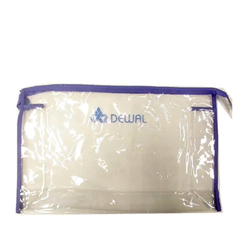 DEWAL PROFESSIONAL Косметичка, полимерный материал, прозрачно-синяя 34х8х22 см, фото 2