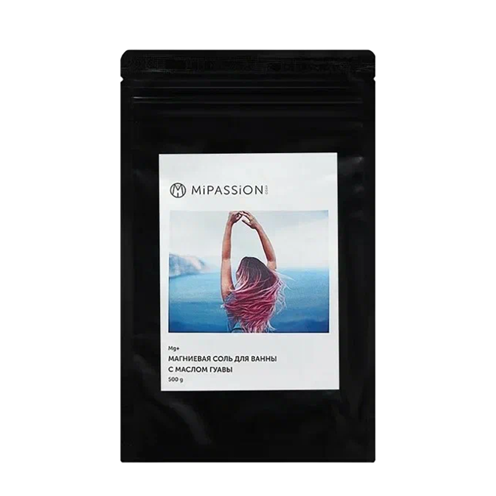 MIPASSIONcorp Соль магниевая с маслом гуавы / MiPASSiON 500 гр, фото 1