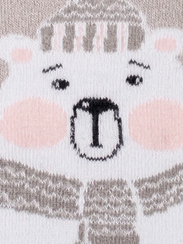 MINIMI Носки плюшевые, мишка Grigio Chiaro 0 (UNI) / MINI INVERNO 3300-4, фото 6