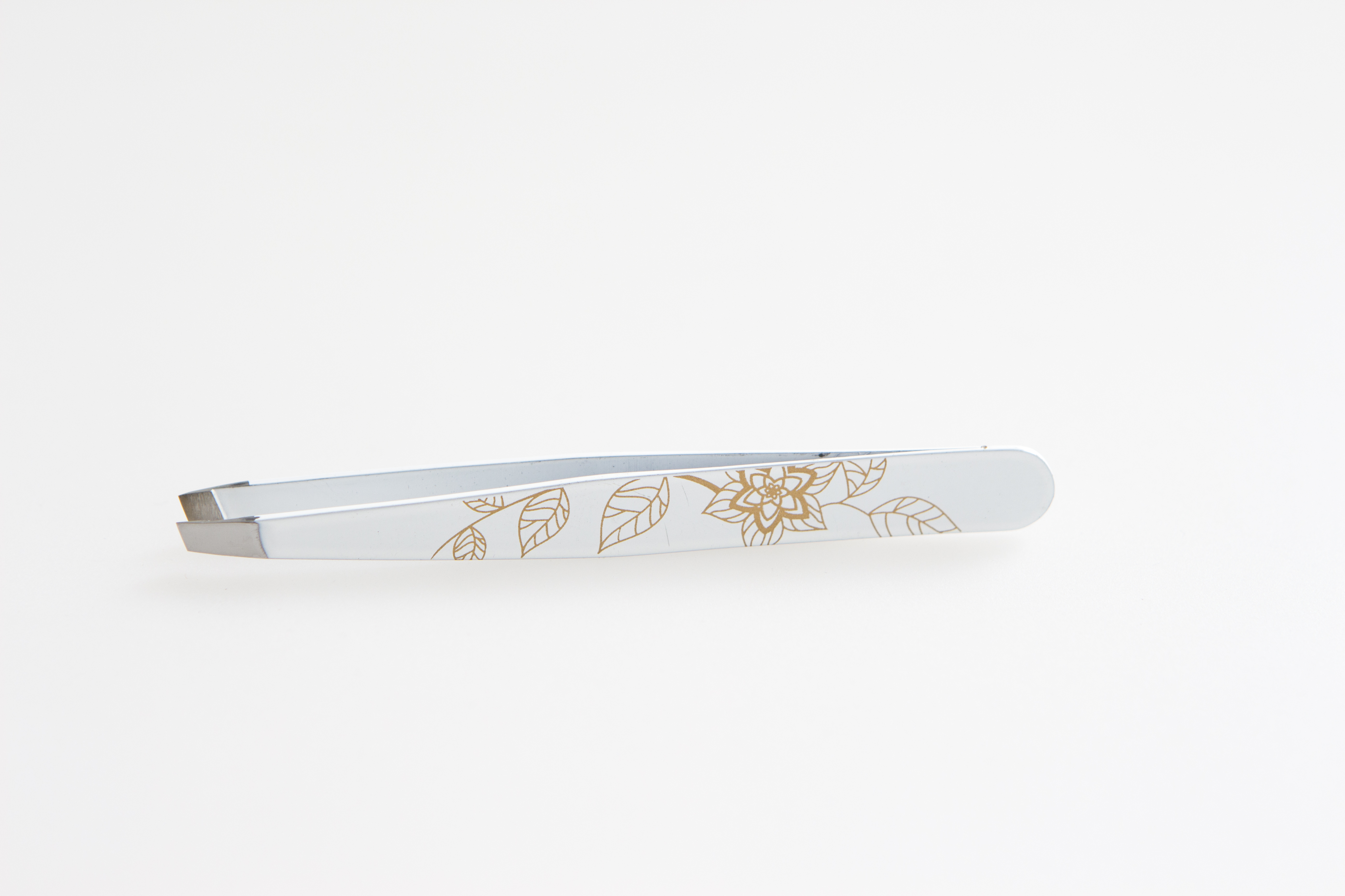 SAM Пинцет для бровей золотой цветок, фото 1