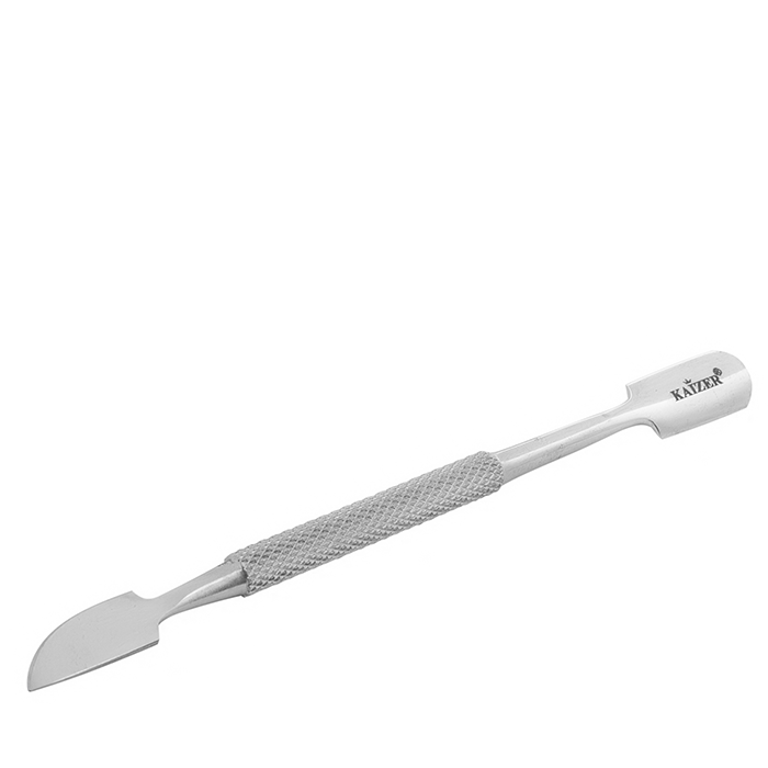 KAIZER Шабер маникюрный, двухсторонний, серебро, 100 мм, фото 1