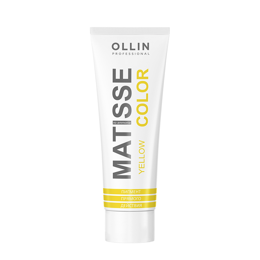 OLLIN PROFESSIONAL Пигмент прямого действия, желтый / Yellow MATISSE COLOR 100 мл, фото 1