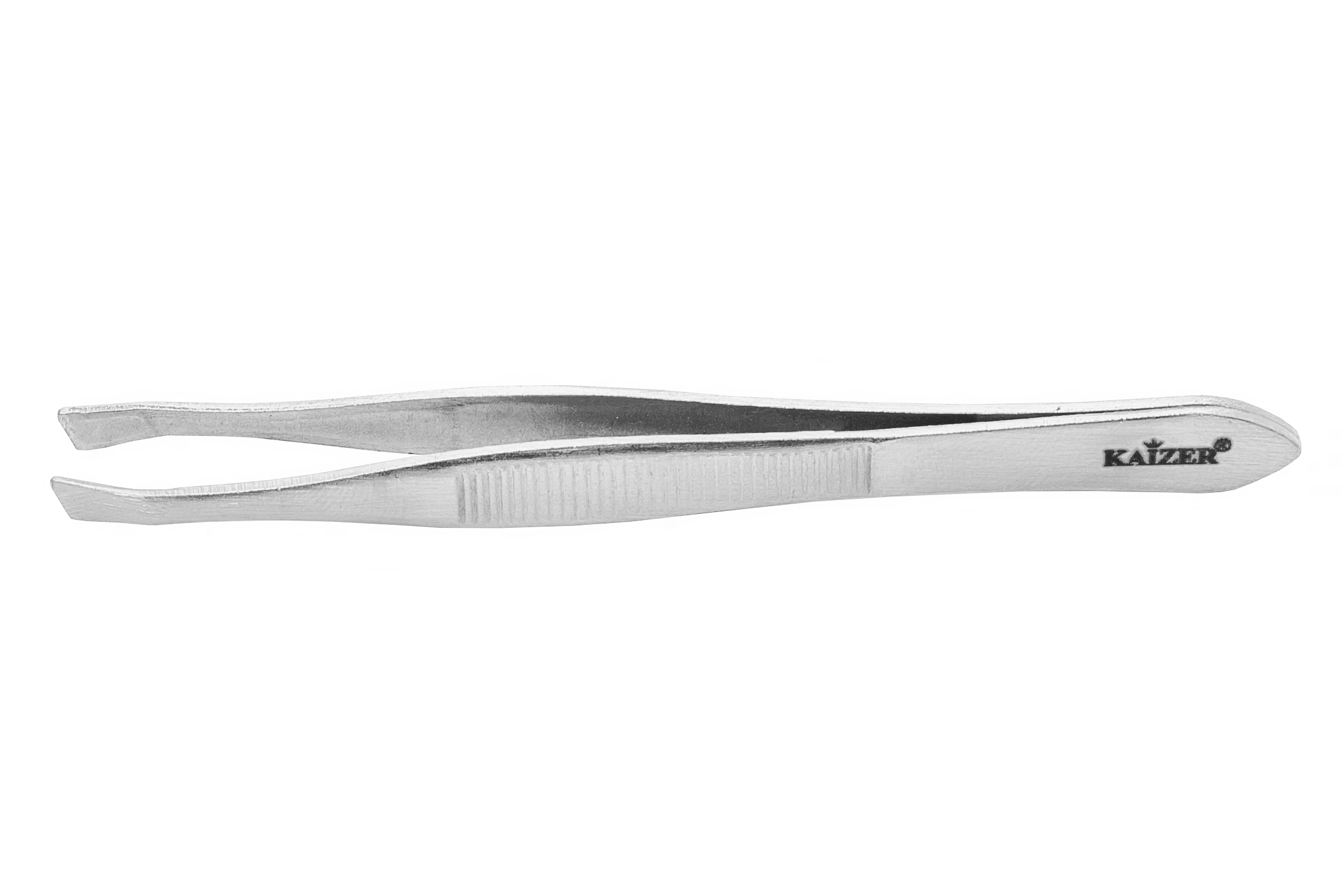 KAIZER Пинцет для бровей, скошенный, матовый, фото 3