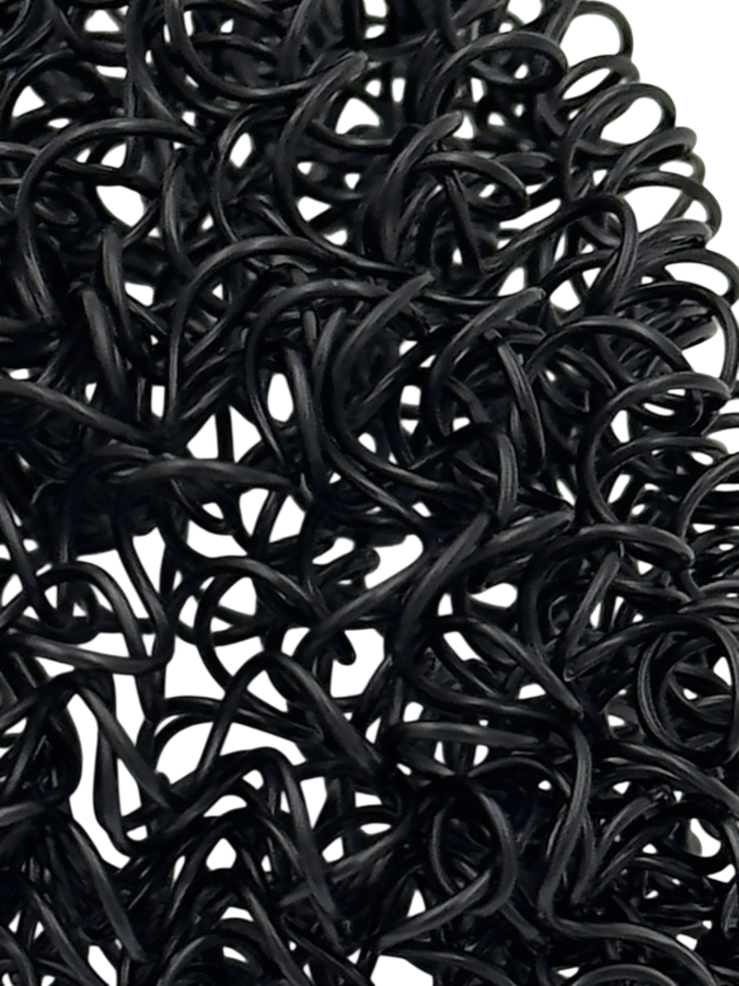 IWOU PROFESSIONAL Подвеска Кружевное сердце черное, фото 4