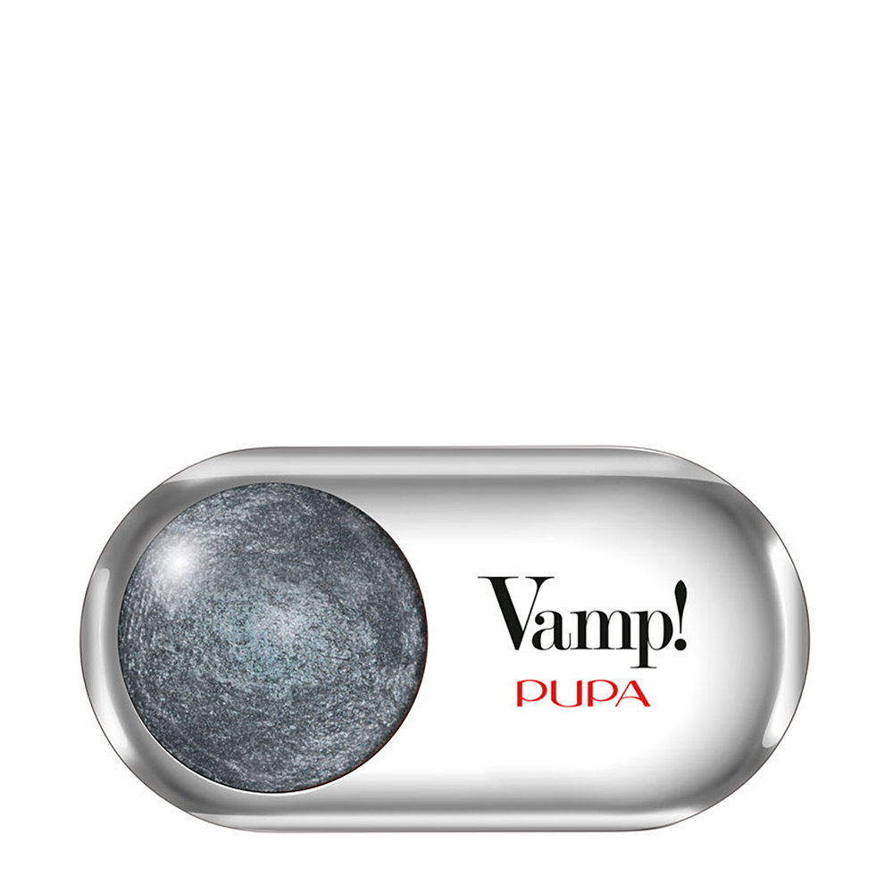PUPA Тени запеченные сияющие, 308 антрацитово-серый / VAMP! WET&DRY 1 гр, фото 1