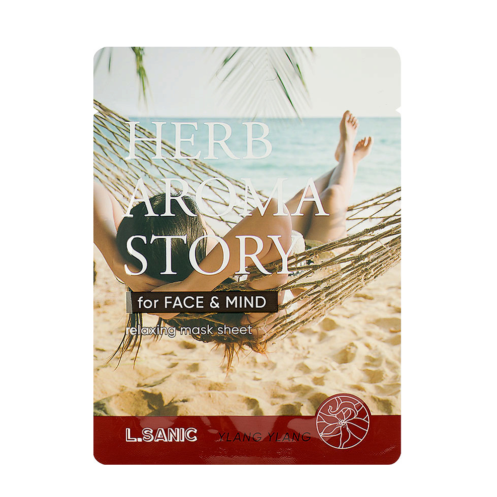 L.SANIC Маска тканевая с экстрактом цветков иланг-иланга и эффектом ароматерапии / L.Sanic 25 мл, фото 1