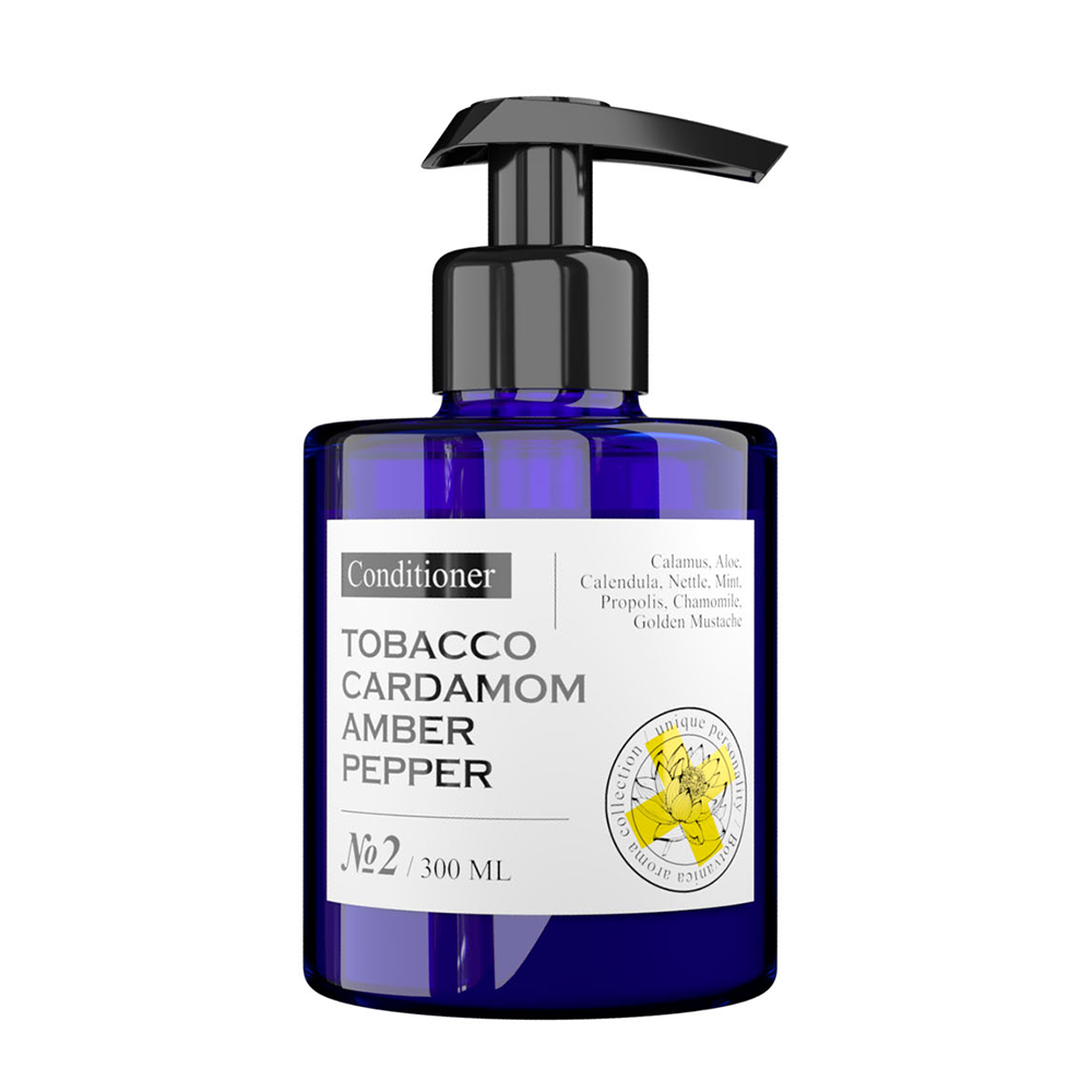 MANIAC GOURMET Кондиционер парфюмированный для волос №2 Табак, Кардамон, Амбра, Черный перец 300 мл, фото 1