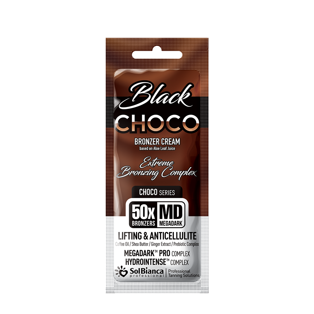 SOLBIANCA Крем-автозагар с маслами кофе, дерева ши, экстрактом имбиря и комплексом пребиотиков / Choco Black 15 мл, фото 1