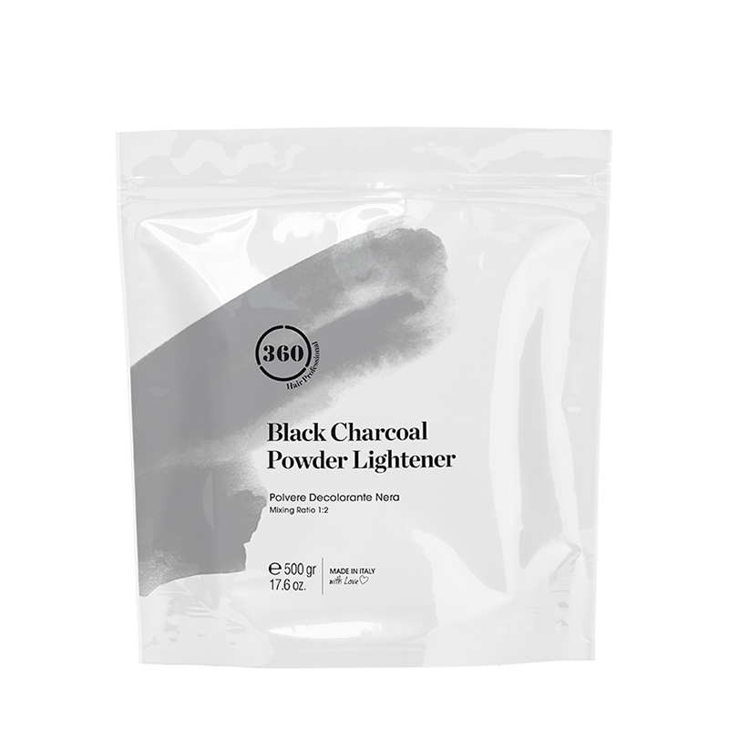 360 HAIR PROFESSIONAL Пудра обесцвечивающая для волос / Black Charcoal Powder Lightener 500 гр, фото 1