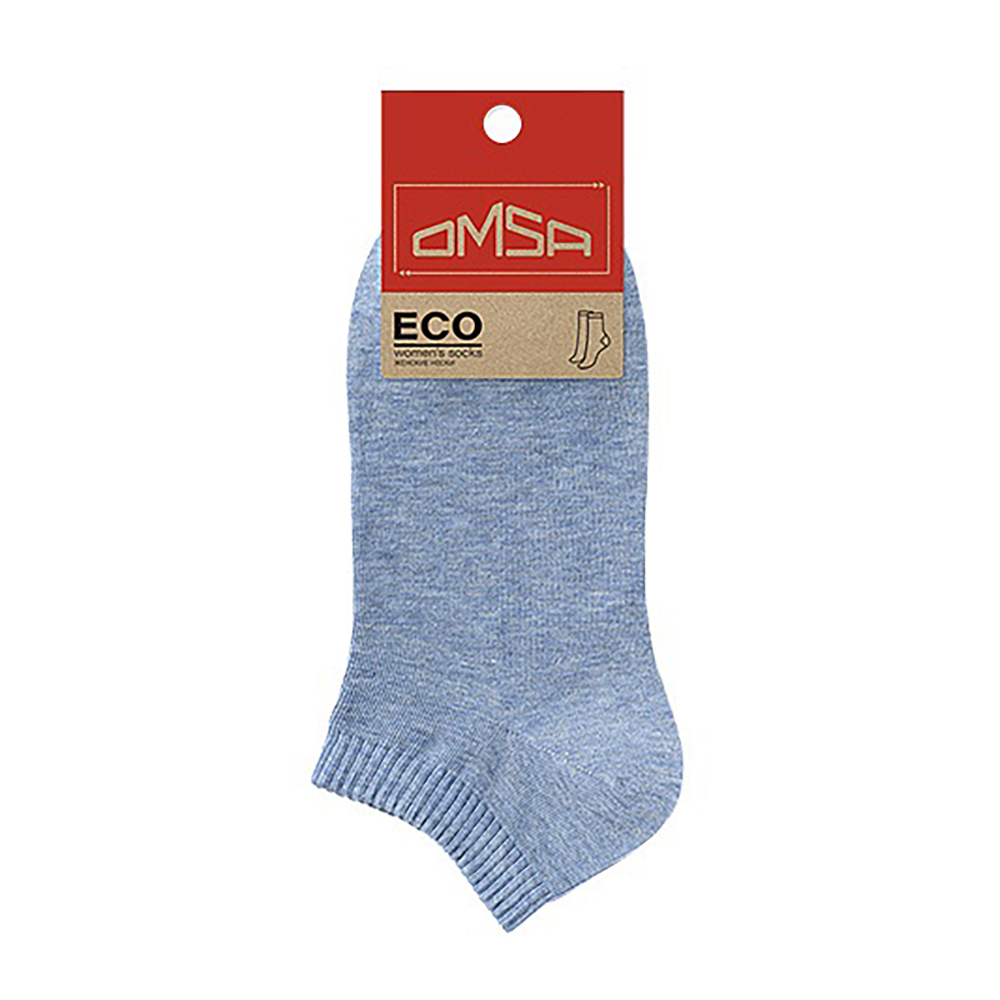 OMSA Носки укороченные с люрексом Jeans Melange 35-38 / ECO 255, фото 1