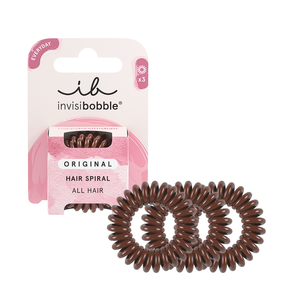 INVISIBOBBLE Резинка-браслет для волос / invisibobble ORIGINAL Pretzel Brown (в картоне), фото 1