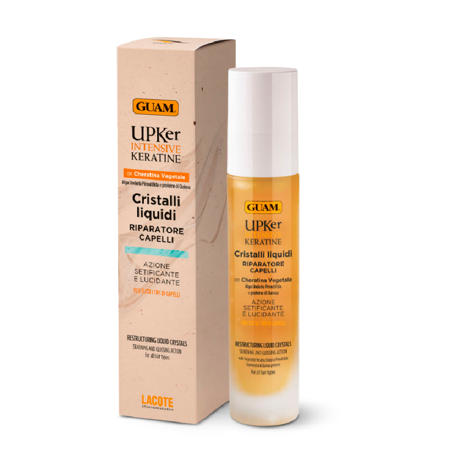 GUAM Масло для волос восстанавливающее разглаживающее с кератином / NEW UPKer 50 мл, фото 2