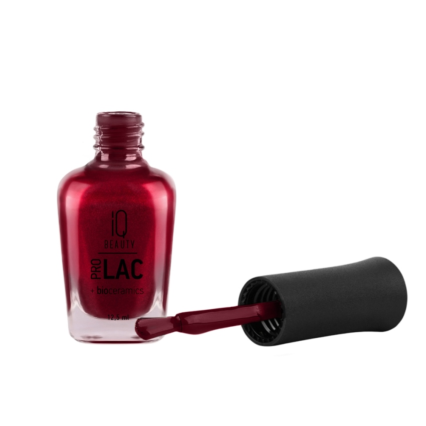 IQ BEAUTY 114 лак для ногтей укрепляющий с биокерамикой / Nail Polish PROLAC+bioceramics 12,5 мл, фото 2