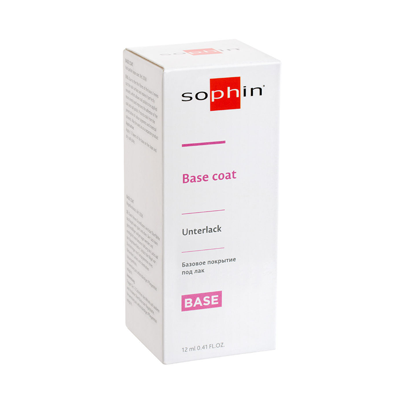 SOPHIN Покрытие базовое под лак / BASE COAT 12 мл, фото 2