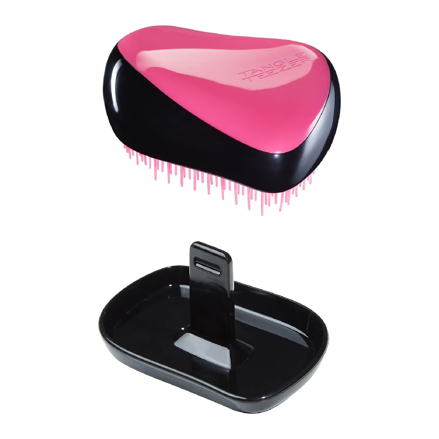 TANGLE TEEZER Расческа для волос, розовая / Compact Styler Pink Sizzle, фото 2