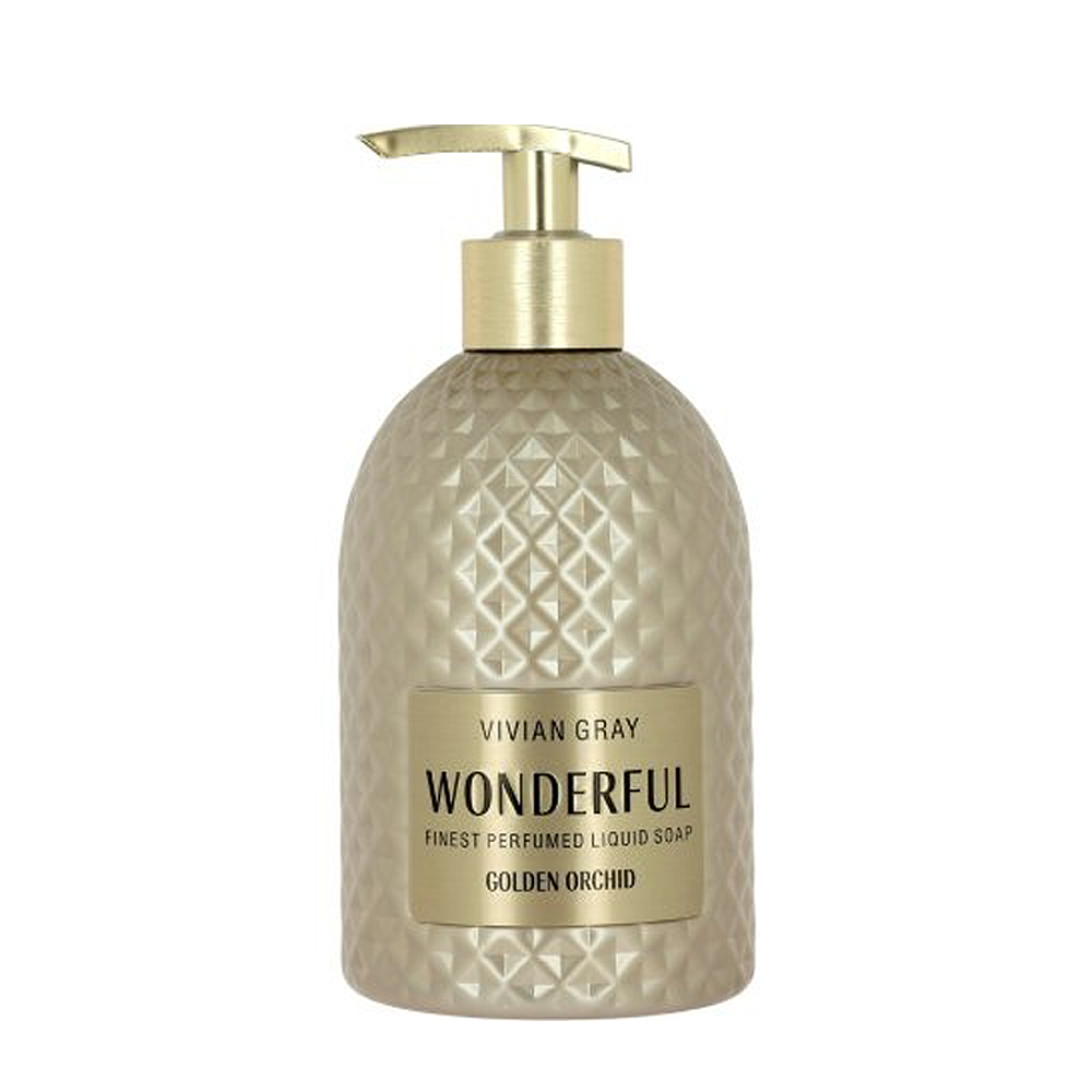 VIVIAN GRAY Крем-мыло, чудесная золотая орхидея / Vivian Gray Gemstone Cream Soap Wonderful Golden Orchid 500 мл, фото 1