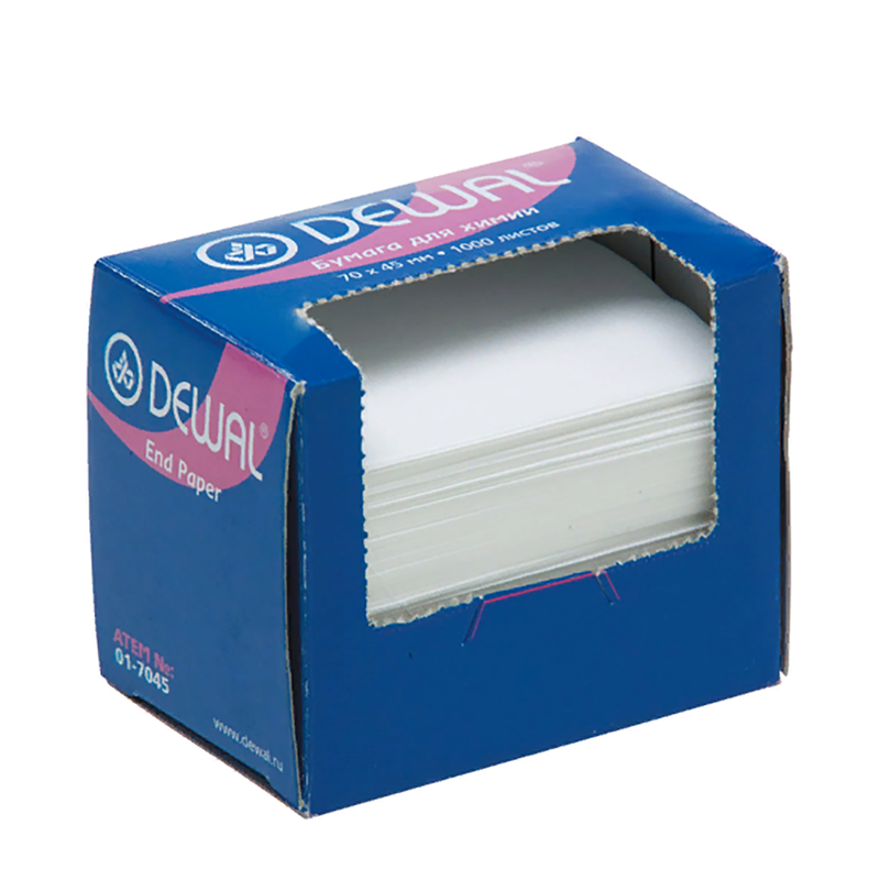 DEWAL PROFESSIONAL Бумага для химии 70х45 мм 1000 шт, фото 2