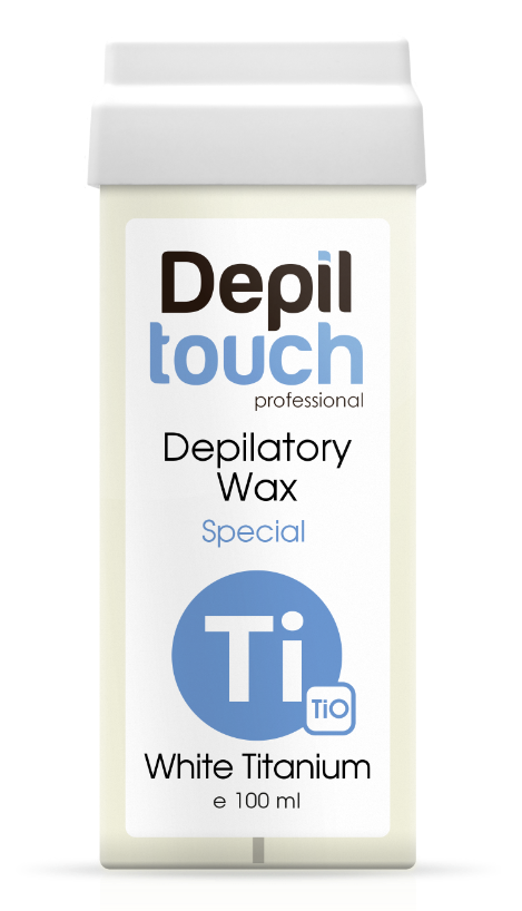 DEPILTOUCH PROFESSIONAL Воск в картридже, белый титан 100 г, фото 1