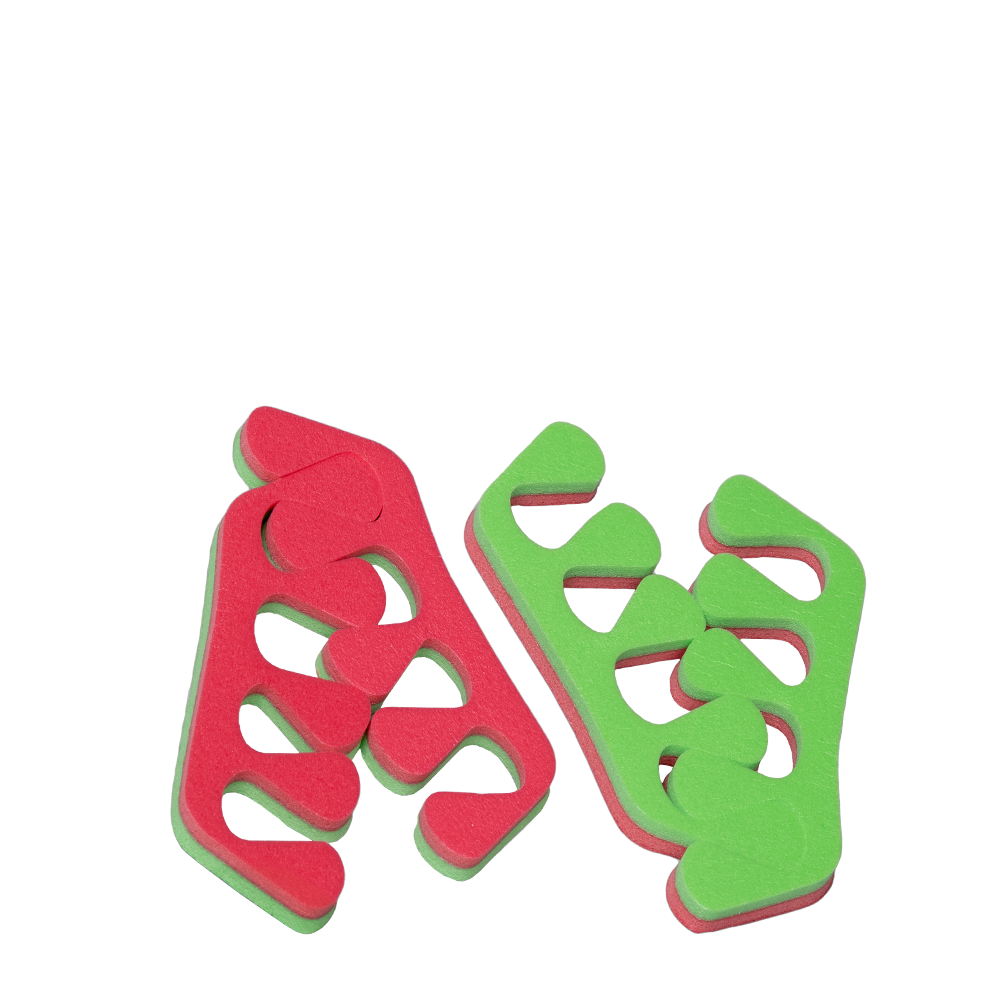 ЧИСТОВЬЕ Разделители для пальцев 8мм (цветные) 20пар/упк, фото 2