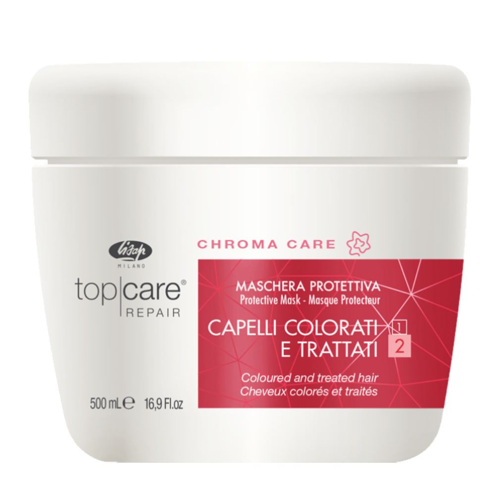 LISAP MILANO Маска восстанавливающая защитная для окрашенных, поврежденных волос / Top Care 500 мл, фото 1