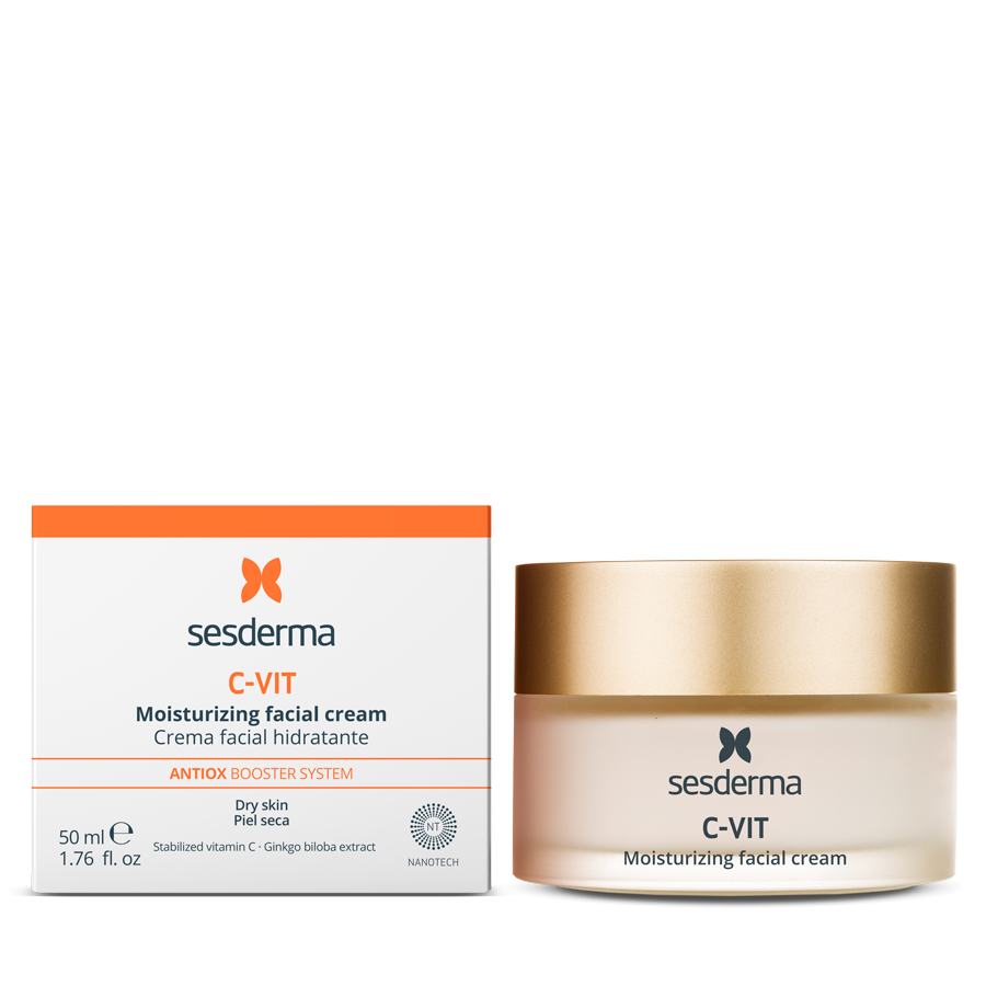 SESDERMA Крем увлажняющий с витамином C для лица / C-VIT Moisturizing facial cream 50 мл, фото 2