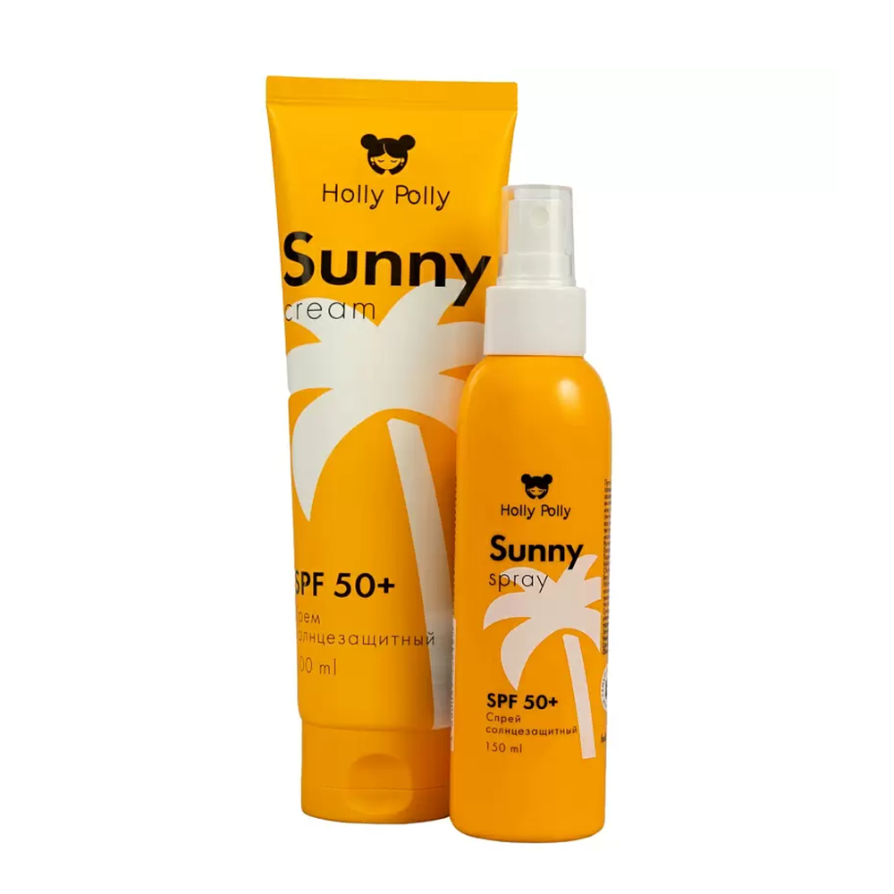HOLLY POLLY Спрей солнцезащитный для лица и тела SPF 50+ / Holly Polly Sunny 150 мл, фото 4