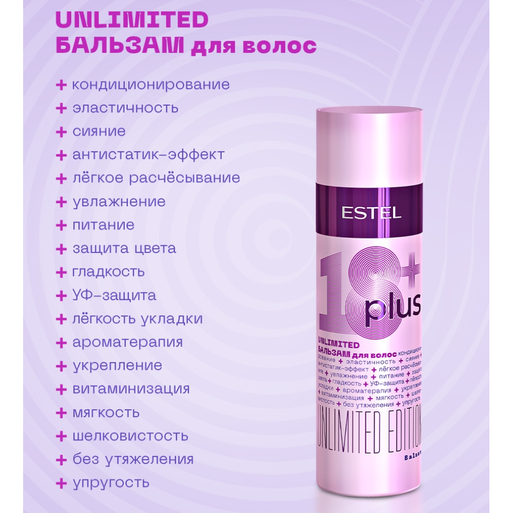 ESTEL PROFESSIONAL Бальзам для волос / 18 PLUS 200 мл, фото 2