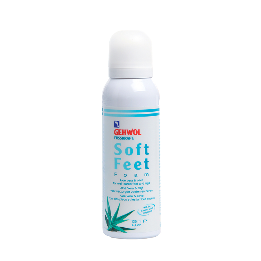 GEHWOL Пенка с гиалуроновой кислотой, алоэ вера и масло оливы / Fusskraft Soft Feet 125 мл, фото 3