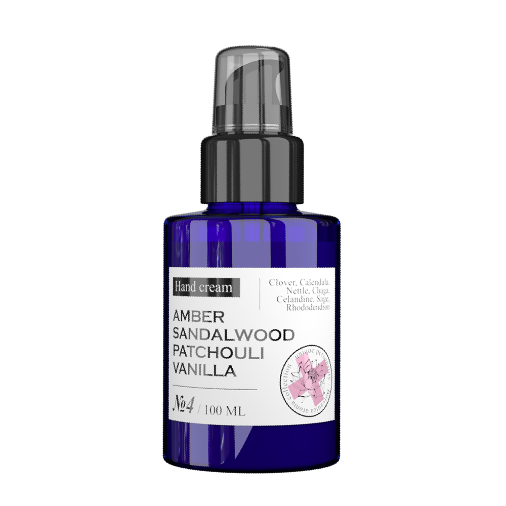 MANIAC GOURMET Крем парфюмированный для рук №4 Амбра, Сандал, Пачули, Ваниль 100 мл, фото 1