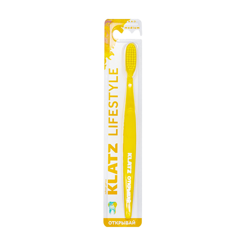 KLATZ Щетка зубная для взрослых средняя / LIFESTYLE, фото 1