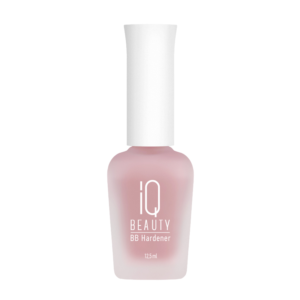 IQ BEAUTY Укрепитель для ногтей с натуральным эффектом, тонирующий / BB Hardener Soft Pink 12,5 мл, фото 1