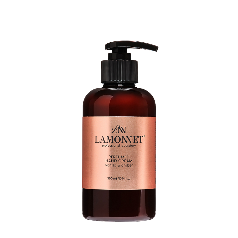LAMONNET Крем парфюмированный для рук, ваниль и амбра / LAMONNET 300 мл, фото 1