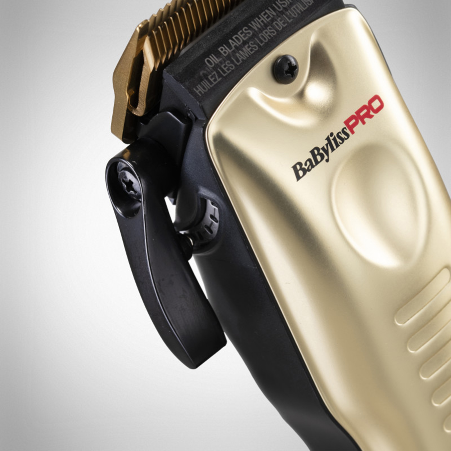 BABYLISS PRO Машинка для стрижки BaByliss PRO LO-PROFX GOLD, 0,7 -3,5 мм, аккумуляторно-сетевая, фото 4