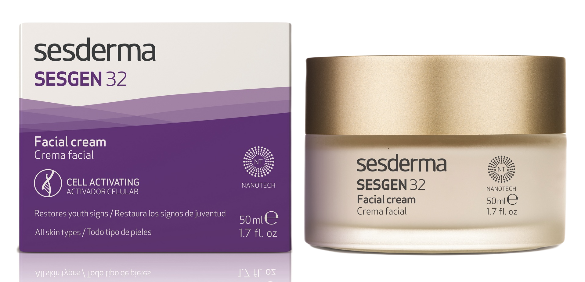 SESDERMA Крем для лица Клеточный активатор / SESGEN 32 50 мл, фото 2
