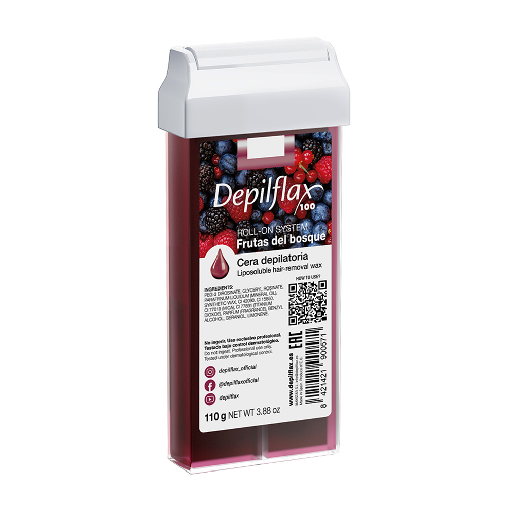 DEPILFLAX 100 Воск для депиляции в картридже, лесная ягода 110 гр, фото 1
