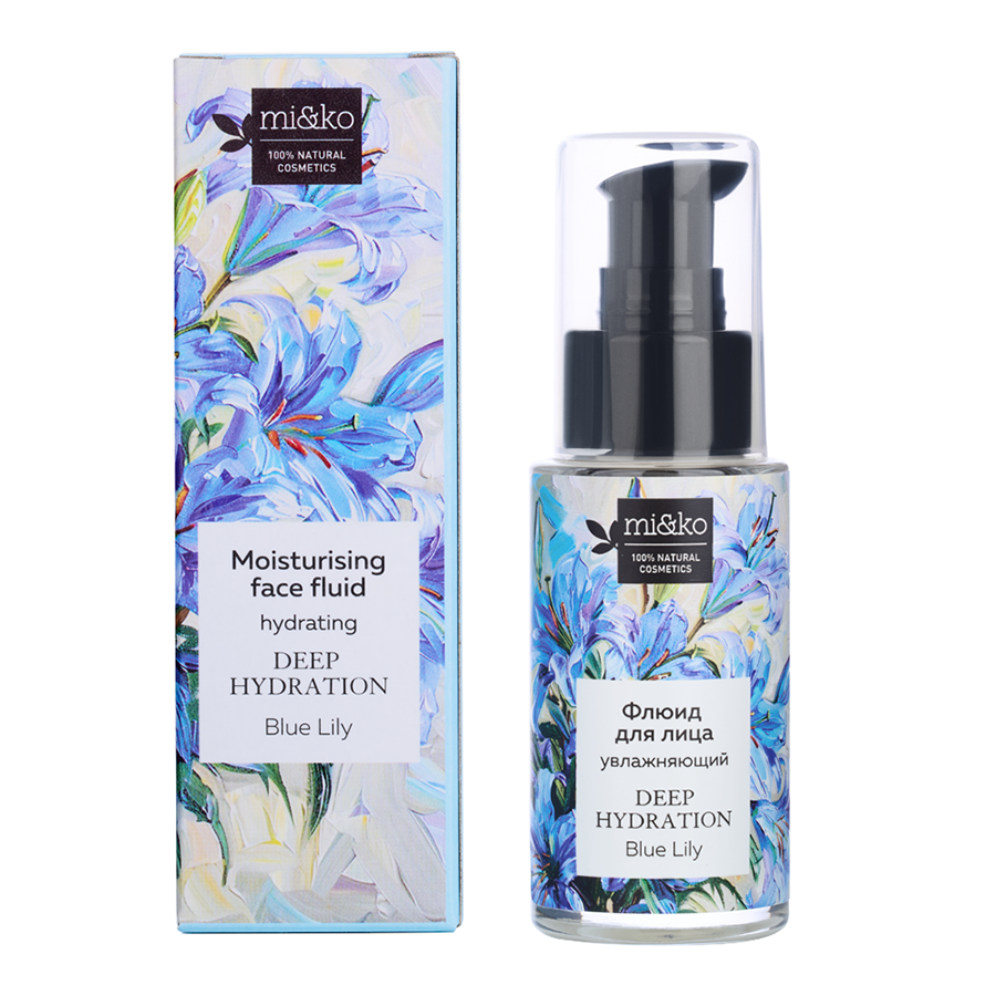 MI&KO Флюид увлажняющий для лица / Deep Hydration Blue Lily 30 мл, фото 2